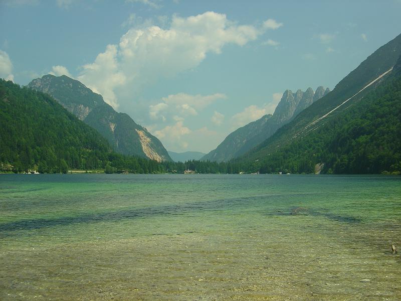 DSC05665.JPG - Kanu und Spaghetti Tour über den Lago Del Predil