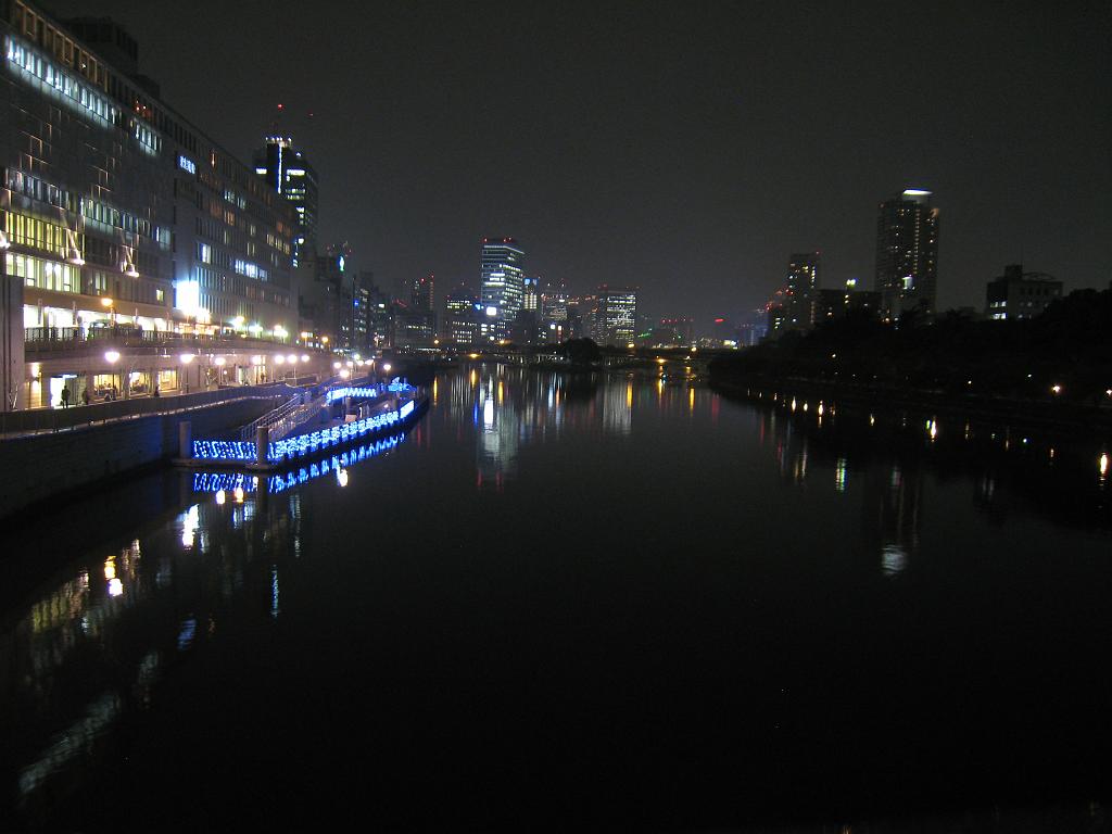 IMG_9824.JPG - Nakanoshima Night View from Tenmabashi
