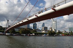 Holbeinsteg during Museumsuferfest 2009