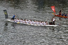 Dragon boat race at Museumsuferfest 2009 in Frankfurt
