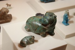 Egyptian hippopotamus sculpture