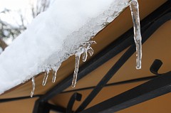 Icicle at the pavilion