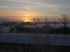 Heisterbach valley - Morning with snow