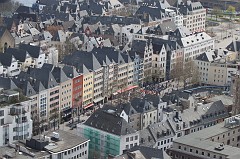 View from Cologne Cathedral tower