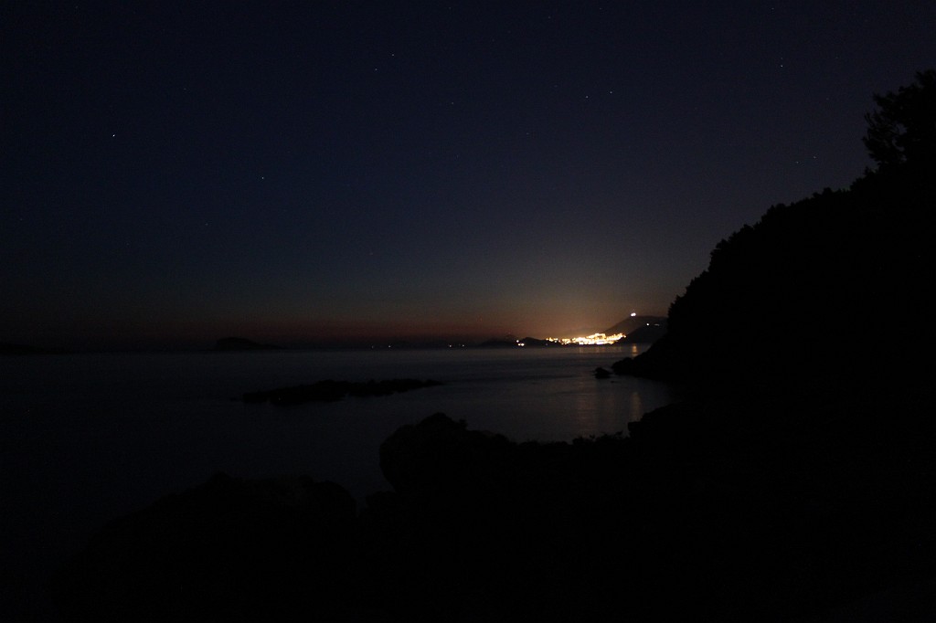IMG_7391.JPG - Nightly view of Dubrovnik from Cavtat