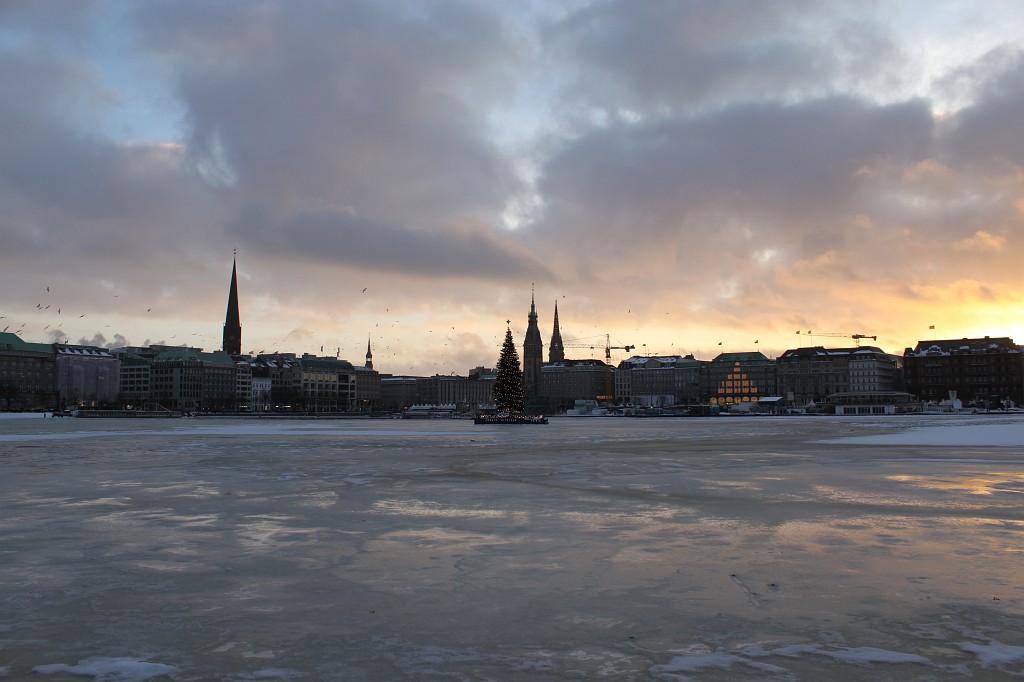 IMG_9089.JPG - Christmas tree in frozen Binnenalster  http://en.wikipedia.org/wiki/Binnenalster 