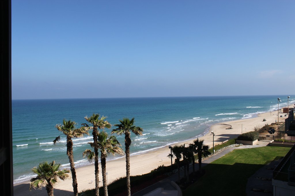 Herzliya beach  http://en.wikipedia.org/wiki/Herzelia