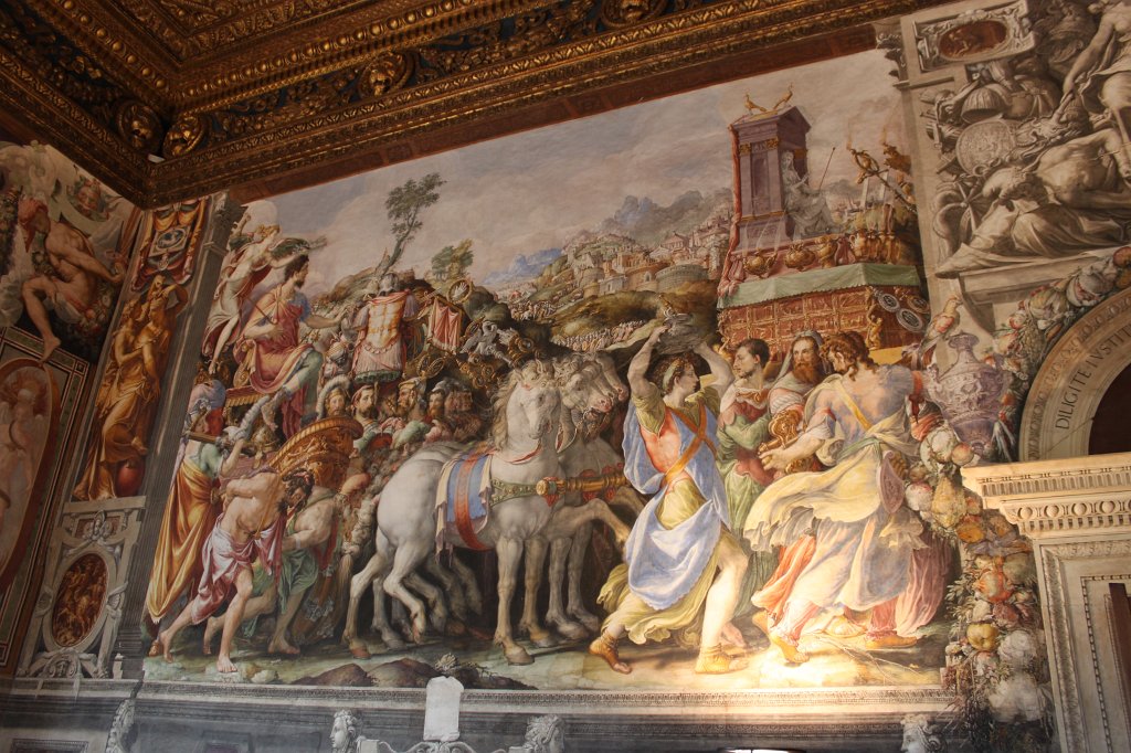 IMG_5652.JPG - Painting in the  Palazzo Vecchio 