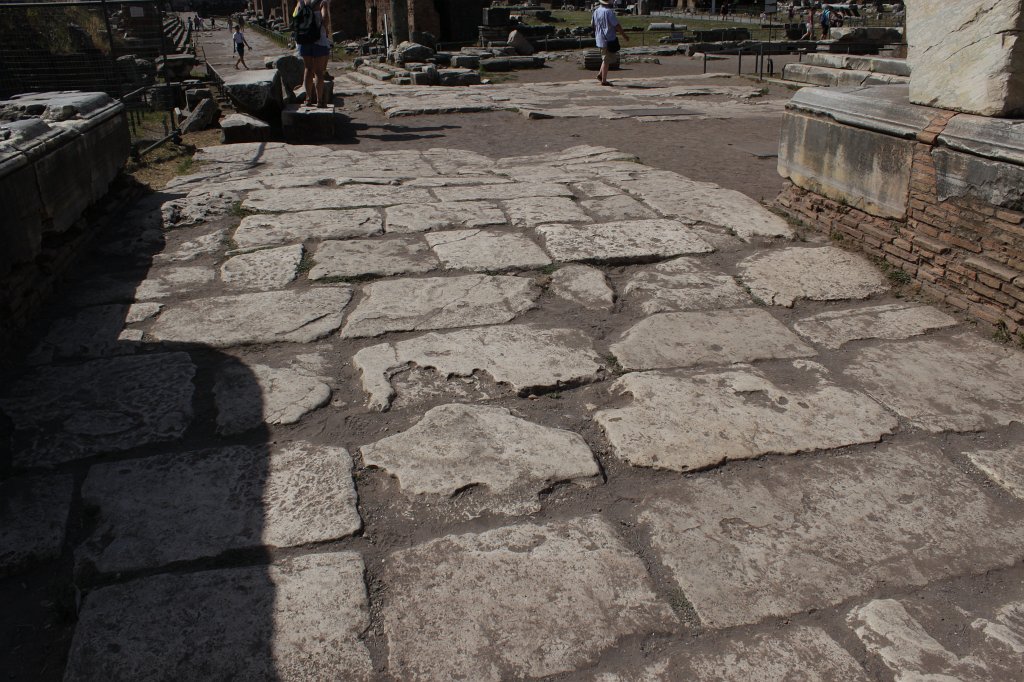 IMG_6707.JPG - Cobbles at the  Arch of Augustus 