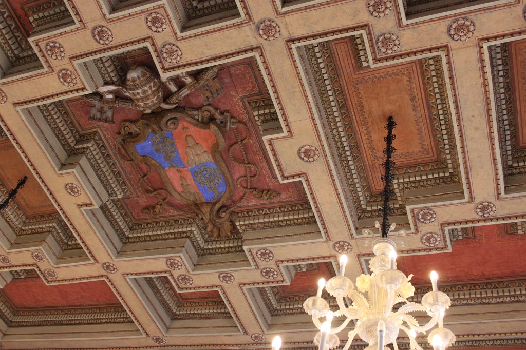 IMG_7333.JPG - Ceiling in the  Capitoline Museums 