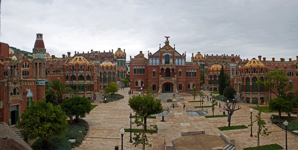 SantPau_Panorama1.jpg -  Hospital de la Santa Creu i Sant Pau 