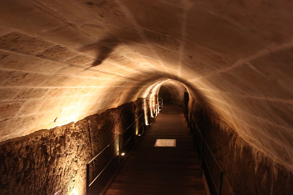 IMG_3034.JPG - The  Templar  Tunnel in  Acre  is now mostly underground