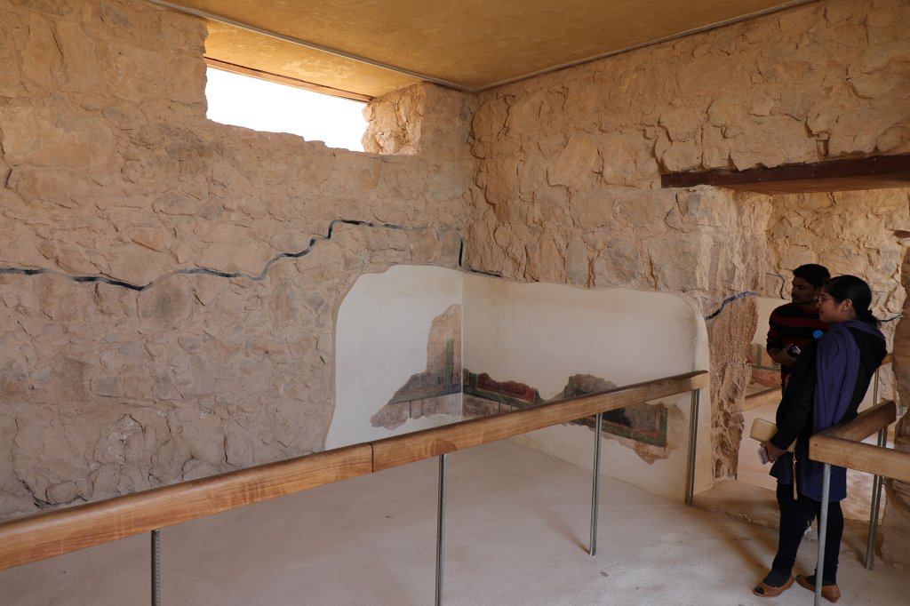 574A1377.JPG - Mural in  Masada 