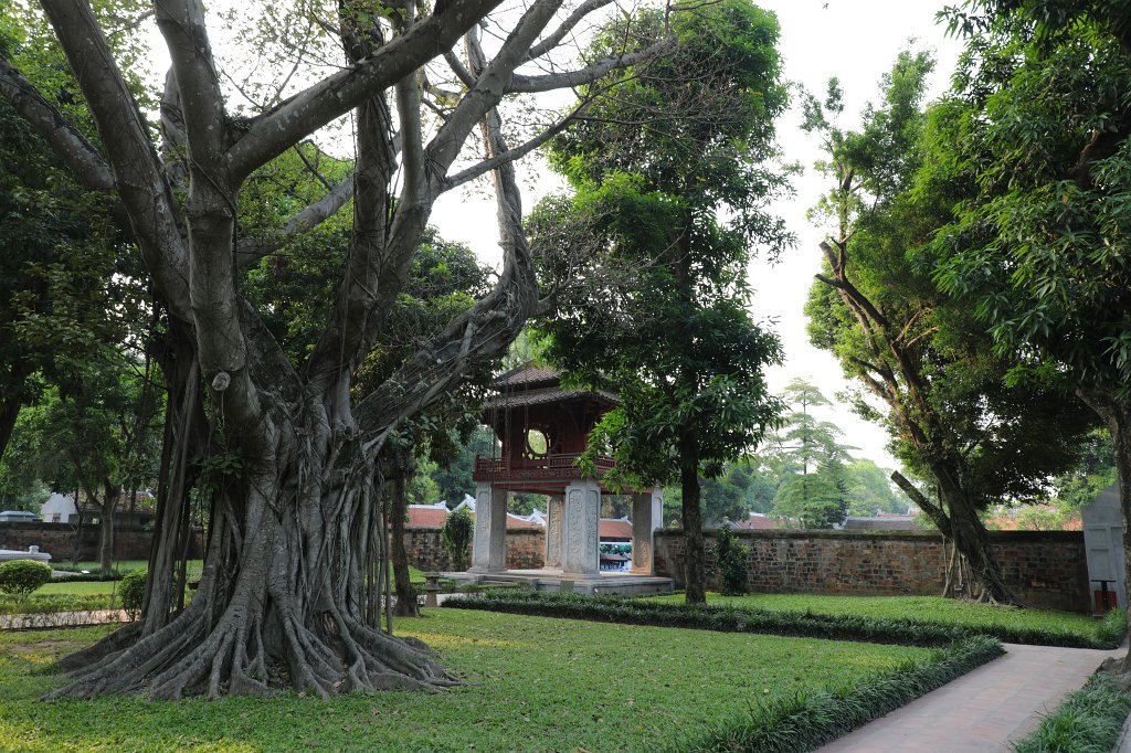 574A5903.JPG -  Temple of Literature  is a  Temple of Confucius  in  Hanoi  - Temple of Literature - Second courtyard and Khue Van pavilion to the third
