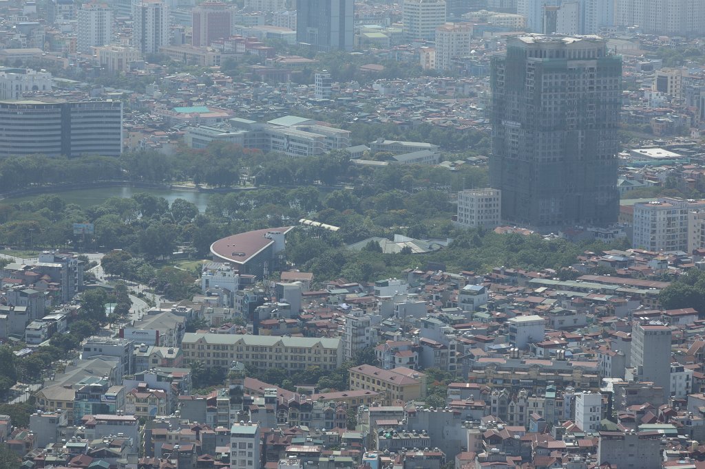 574A6786.JPG -  Vietnam Museum of Ethnology  in  Hanoi  seen from the  Lotte Center   observation deck 
