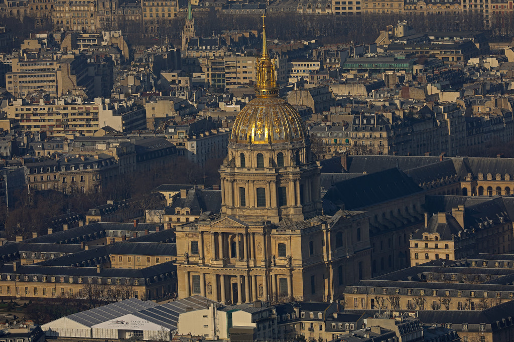 574B2062_c.jpg -  Dôme des Invalides  view from the  Tour Montparnasse 