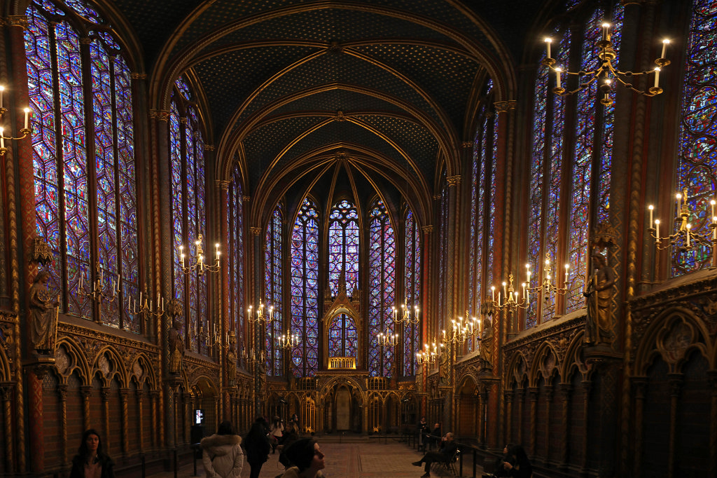 SaintChapelPanorama.jpg -  Sainte-Chapelle  upper floor