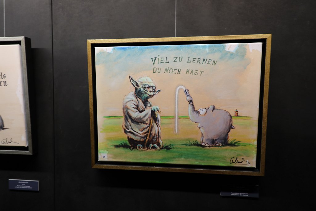 574B3247.JPG - Nacht der Museen in Frankfurt 2018 - Caricatura Museum - Otto Waalkes die Ausstellung